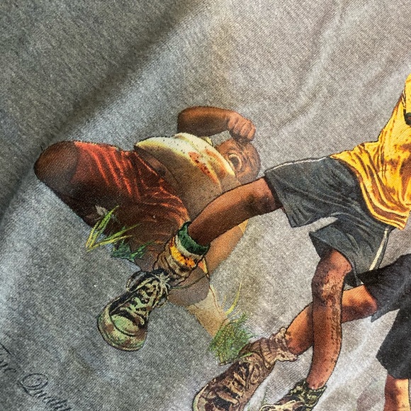 Akoo tshirt with kids arguing over a soccer game - Picture 5 of 8